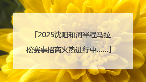 2025沈阳和河半程马拉松赛事招商火热进行中……