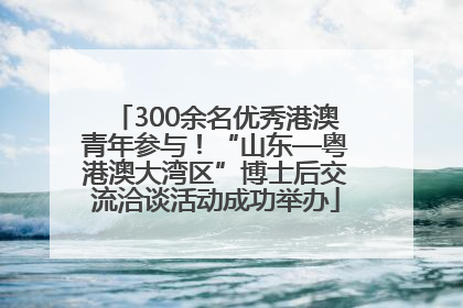300余名优秀港澳青年参与！“山东—粤港澳大湾区”博士后交流洽谈活动成功举办