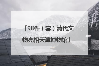 98件（套）清代文物亮相天津博物馆